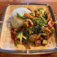 another tasty veggie & tofu dish  at MOE PHO in Pendleton