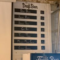 Beer Menu at Rise Up Coffee in Rehoboth Beach