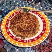 Lentil Burger Patty at KooKaburra in Siargao