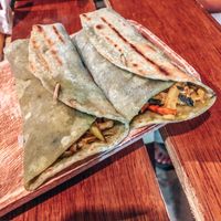 Curry vegetable wrap at LOKAL in Siargao