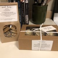 Chocolate Chip Cookies and Vanilla Cupcakes at Small Things Bakery in Corvallis