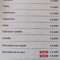 Menu page 5 of 6, January 2023 at Mora Castilla in Popayan