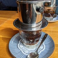 Vietnamese coffee at An Vegan House - Lange Reihe in Hamburg