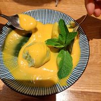 Its like a stuffed dumpling. at An Vegan House - Lange Reihe in Hamburg