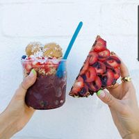 Acai bowl and Nutella Toast at 602 Coffee House in Huntington Beach