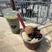 Made the acai vegan -> no honey  at 602 Coffee House in Huntington Beach