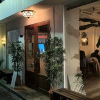 exterior of location - street view in the evening at Amin 아민 in Seoul