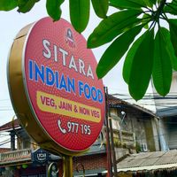 Look for this sign at Sitara Indian Restaurant in Ubud