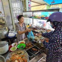 Vegan buffet Heaven! Cute shop owner bonus;) at Hop Nhat in Phan Thiet