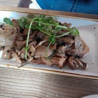 Wild mushrooms on sourdough at The Stanhill in Oswaldtwistle
