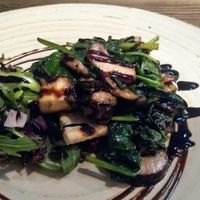 Mushroom & spinach bruschetta at The Stanhill in Oswaldtwistle