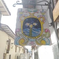 Entrance at Cactus Cafe in Cusco