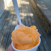 Kiddie size sorbet at Dairy Twist in Pembroke