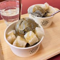 Black sesame ice-cream at La Maison du Mochi - Turenne in Paris