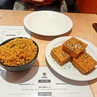 Jollof Quinoa and Moi Moi at Chuku's in North London