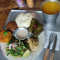 Opção vegana de prato principal. at A Libanesinha in Sao Paulo