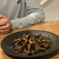 Grilled Hokkaido Mushrooms with Port Wine Sukiyaki Sauce at Tomo Restaurant Niseko in Kutchan