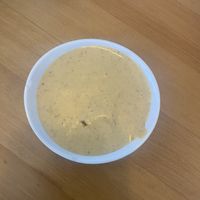 Sauce for hush puppies   at Dirty Lettuce in Portland