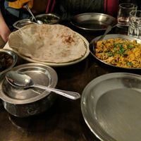 Delicious curries  at Jinnah Bistro in Shipley