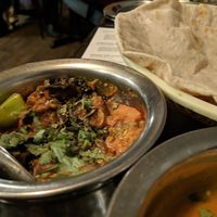 Aubergine curry. at Jinnah Bistro in Shipley