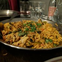 Biryani gorgeously spiced. at Jinnah Bistro in Shipley