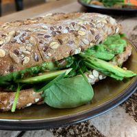 Avocado sandwich at SOZE in Faaborg