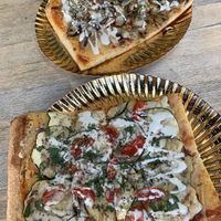 Funghi and regina  at Rustica - Pizza Al Tagglio in Lisbon