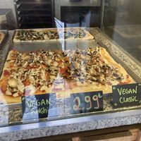 Vegan selection  at Rustica - Pizza Al Tagglio in Lisbon
