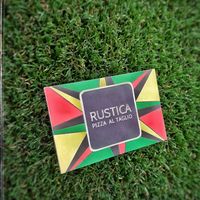 Dont forget your stamp at Rustica - Pizza Al Tagglio in Lisbon