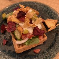 Vegan doner wafel  at WannaWaffle in Zwolle