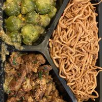 The large meal at De Vegetarische Toko in The Hague