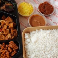 Rijsttafel at De Vegetarische Toko in The Hague