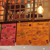 Menu at Gustavo in Grenoble