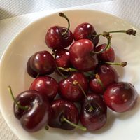 fresh cherries   at Natural Break in Milan