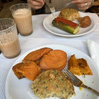 Not sure what anything was called, owner helped me pick what worked for my dietary needs    at Natural Break in Milan