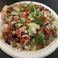 Vegan Nachos at Lowrider Cafe in Toledo