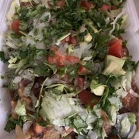 Vegan Nachos  at Lowrider Cafe in Toledo