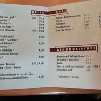 Speisekarte at Café Ton und Keramikwerkstatt  in Rauhenebrach