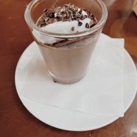 Plant-based chocolate pot at Cecconi's in Miami Beach