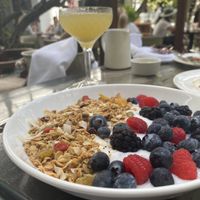 Coconut yogurt  at Cecconi's in Miami Beach