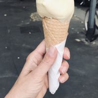 Pistachio and cashew - sooo creamy at Gelato Libre in Milan