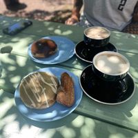 Chai latte and hot chocolate   at Grumpy & Runt in Western Cape