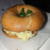 FAKIN' and F'EGG bagel 😋 at Grumpy & Runt in Western Cape