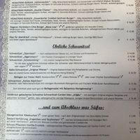 Menu  at Schwan in Dusseldorf