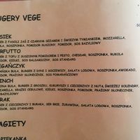 vegan and vegetarian burger options  at Sweet Rock Caffe in Krosno