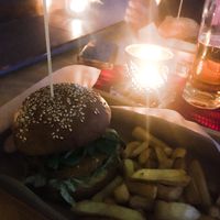Vegan burger Wegańczyk! Tasty.  at Sweet Rock Caffe in Krosno