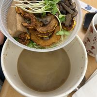 Mushroom paitan (vegan version) when you get it delivered.   at Kodaiko in Sacramento