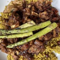 Spicy Jamaican Tofu   at Ramsi's Cafe on the World in Louisville