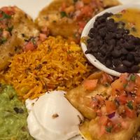 "fish tacos" but subbed with tofu because they ran out at Ramsi's Cafe on the World in Louisville