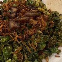 crispy petal salad minus the goat cheese at Ramsi's Cafe on the World in Louisville